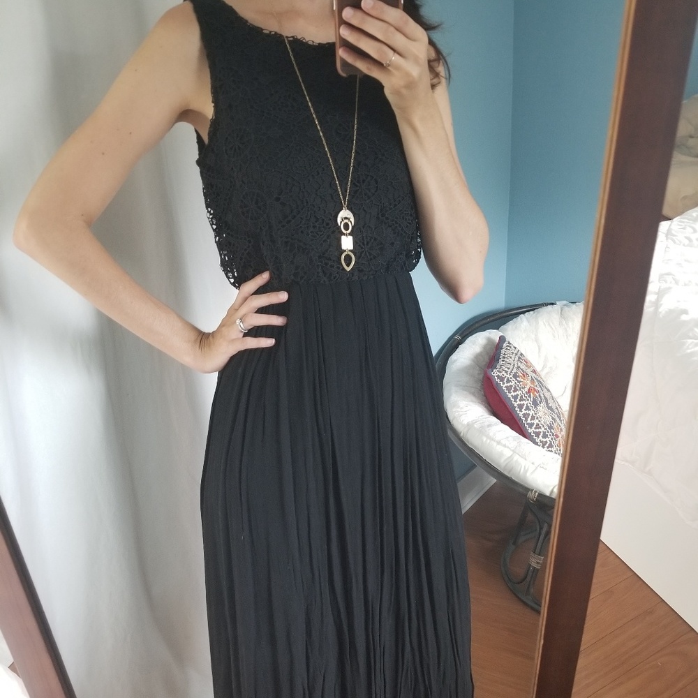 Black Modcloth Maxi Dress